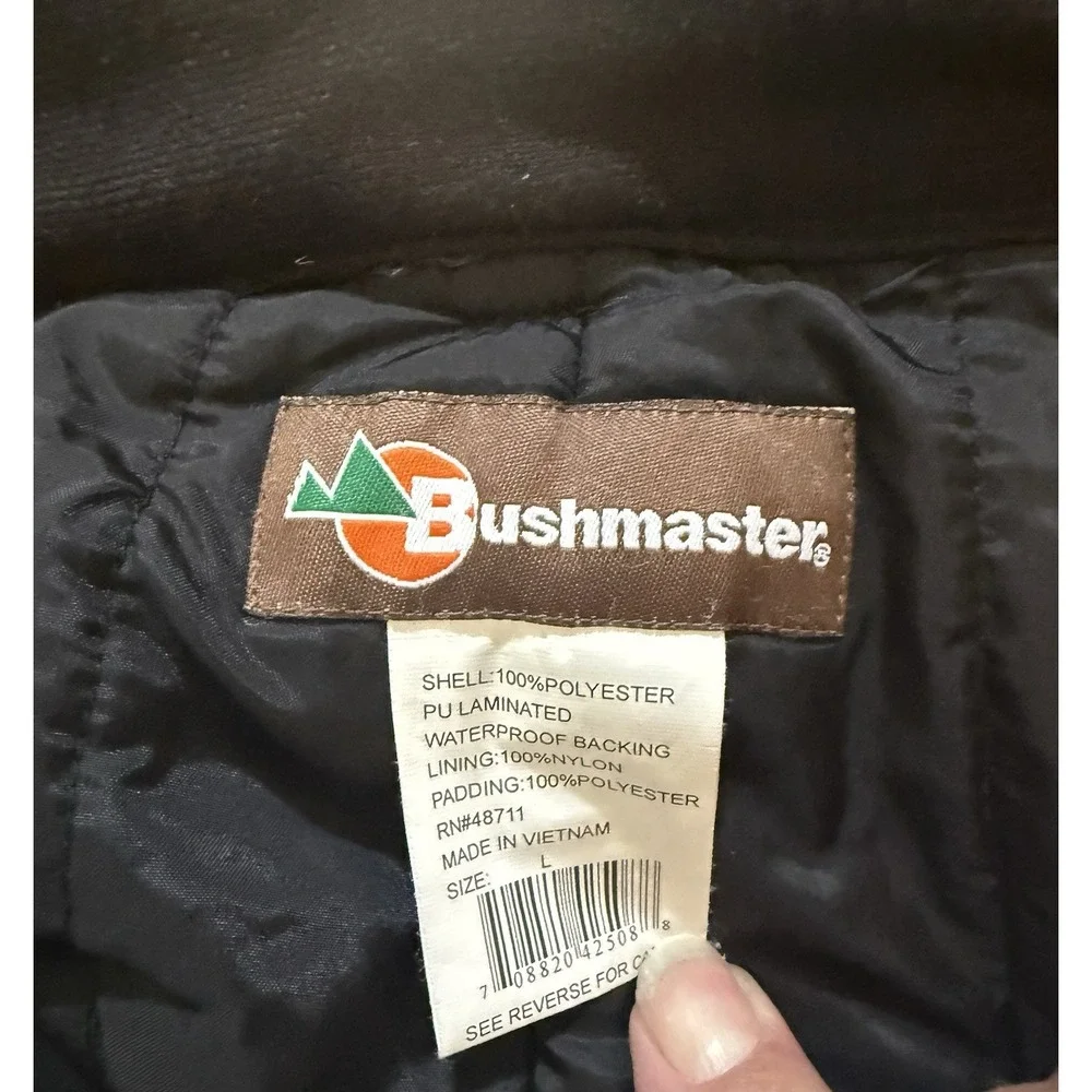 Bushmaster Pants Men's XXL Camo Insulated Mossy Oak Hunting, Waterproof